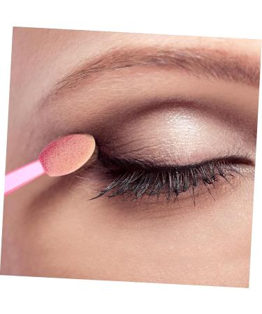 BELLIFFY 100pcs Double Ended Eyeshadow Brush Eye Shadow Sponge Double-ended Eyeshadow Cosmetic Makeup Brush Dual Sides Eyeshadow Eye Shadow Applicator - Buy Online on SooperMarket.com