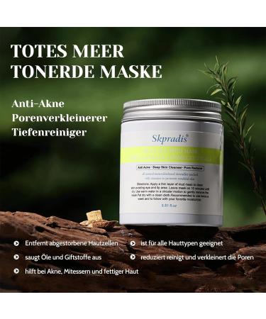 Face Mask - Dead Sea Mask - Clay Mask Face for Cleans Acne and Dark Spots Pores Reducing Face Masks Beauty 250 g - Buy Online on SooperMarket.com