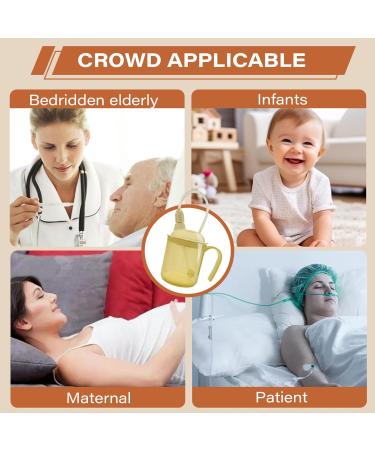Beakers for Elderly 300ml Spill Proof Adult Sippy Cup with Scale 3-in-1 Dysphagia Cups with Straw and Handle Adult Drinking Cup for Elderly Disabled Patient Maternity Kids Adult Sippy Cup - Buy Online on SooperMarket.com
