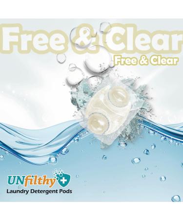 UNfilthy Concentrated Unscented Laundry Pacs - 30 Count | Eco-Friendly & International Shipping - Buy Online on SooperMarket.com