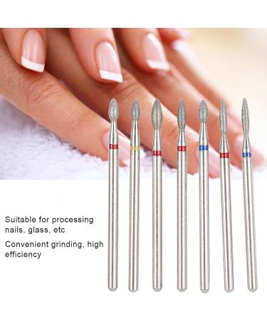 Kuuleeyn 6-Piece Nail Drill Set - Multifunctional Electric Manicure Tool for Glass & Plastic Nails - Buy Online on SooperMarket.com