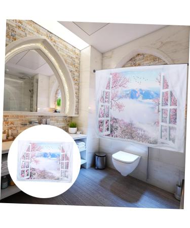 HOMSFOU 2pcs Japanese Cherry Blossom Tapestry Large Carpet Flower Sticker Sofa Cover Flower Wall Decor Flowers Christmas Decor Japanese-style Wall Tapestry Polyester (polyester) 200x150cmx2pcs As Shownx2pcs - Buy Online on SooperMarket.com