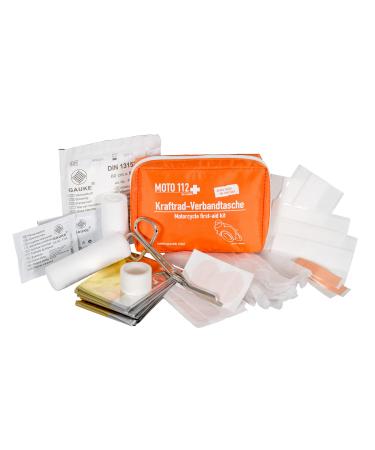 Moto112+ motorcycle bandage pocket first aid set motorcycle for first aid first aid kit motorcycle dust -protected splash -protected & hygienic 15x12x4cm motorcycle first -aid box mini