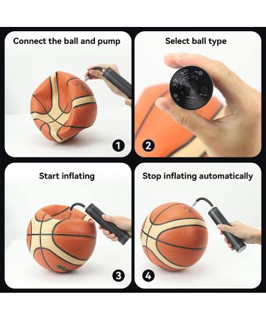 Morpilot Electric Ball Pump | Portable Air Pump for Sports Balls | Fast Inflation with Needles | 4 Ball Modes - Buy Online on SooperMarket.com