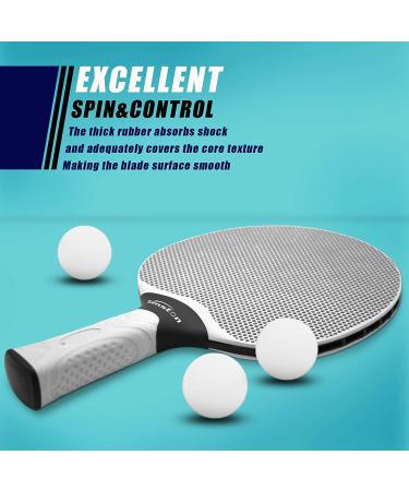 Senston Professional Table Tennis Rackets Set - Composite Rubber Ping Pong Paddle Set in Gray - Buy Online on SooperMarket.com