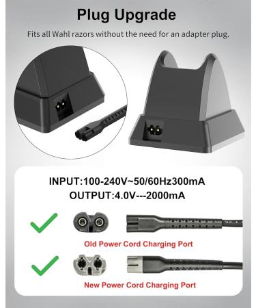 WUKUR Charging Stand for Wahl Cordless Clippers | Compatible with 5-Star Sterling & 3801 Models | International Shipping Available - Buy Online on SooperMarket.com