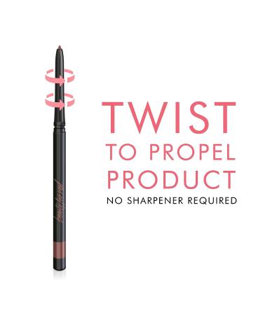Beauty For Real D-Fine Lip Liner Pencil in Neutral Deep - Long-Wear Universal Shade for Perfect Lip Shape - Creamy Texture, No Sharpener Needed - 0.012 oz - Buy Online on SooperMarket.com