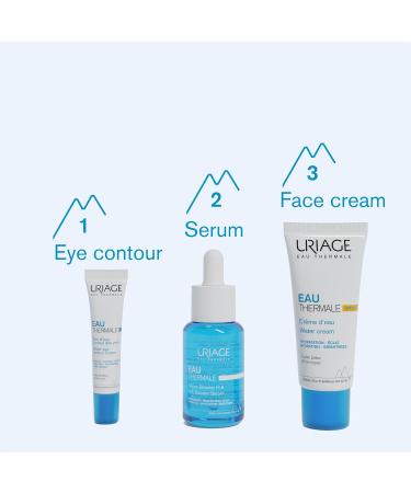 Uriage Daily Face Cream with Hyaluronic Acid & SPF20 40ml - Boosts Hydration & Moisturizes Skin - Refreshing Texture With Thermal Water - Non-Comedogenic - All Skin Types - Buy Online on SooperMarket.com