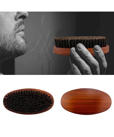 Men's Beard Care Set: 2 Brushes Combs & Scissors with Storage Bag - Perfect for Beard Growth & Styling - Buy Online on SooperMarket.com