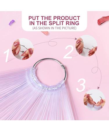 100PCS Transparent Nail Art Tips Swatch Sticks for Gel Polish Practice - DIY Christmas Gifts for Women - Buy Online on SooperMarket.com