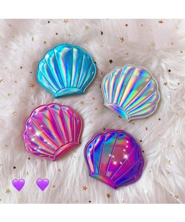 Compact Mirror for Purses Hand Bags Leather Handbag Mirror for Women Mini Mirror for Purse Womens Wallets Folding Magnification Mirror Handheld Makeup Mirror Miss Mask Purple Slim - Buy Online on SooperMarket.com