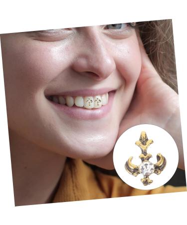 PACKOVE 9 Pcs Retro Vintage Decor Retro Decor Teeth Grills European and American Metal Cross - Buy Online on SooperMarket.com