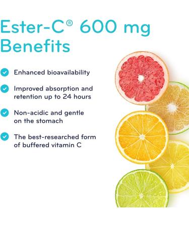 Ester C 600mg +Bioflavonoids (120Capsules) Brand: Sisu - Buy Online on SooperMarket.com
