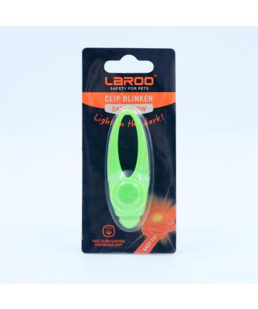 Laroo Safety LED Light Band for Dogs & Cats - Waterproof Easy to Attach Flashing Light for Collars & Dishes - Ideal for Outdoor Sports - Green - Buy Online on SooperMarket.com
