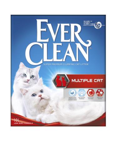 Ever Clean Cat Litter Multiple Cats Scented for Long Lasting Freshness Unbeatable Clumping Strength 10 l
