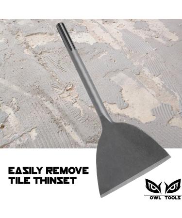 6 Wide SDS Max Chisel Bit - Industrial Grade Tile Grout Removal Tool - Buy Online on SooperMarket.com
