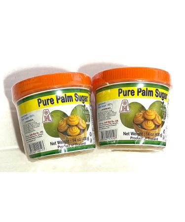 JHC 100% Pure Palm Sugar 14 oz. - Product of Thailand (2 Packs) - Buy Online on SooperMarket.com