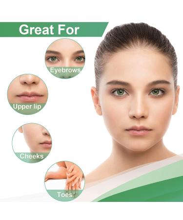 Charmonic Facial Wax Strips - 100 Count Hair Removal for Women - Waxing Strips for Face, Eyebrow, Upper Lip, Chin & Cheek - Painless Kit for All Skin Types - Buy Online on SooperMarket.com