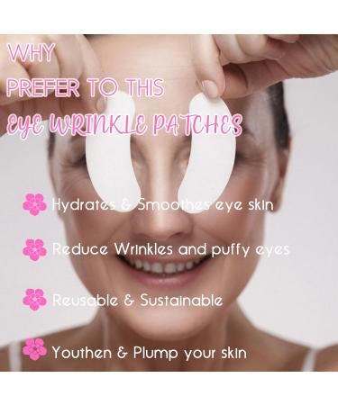 CCbeauty Reusable Under Eye Patches & Eye Cream Applicator Set | 100% Silicone Gel Pads for Hydration Fine Lines & Dark Circles | Storage Tin Included - Buy Online on SooperMarket.com