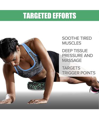 Fascia Set for Self-Massage | Foam Roller & Massage Ball Duo for Pain Relief | International Shipping - Buy Online on SooperMarket.com