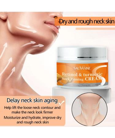 Turmeric Neck Firming Cream - All Natural Skin Tightening & Brightening Lotion for Face & Neck - Buy Online on SooperMarket.com