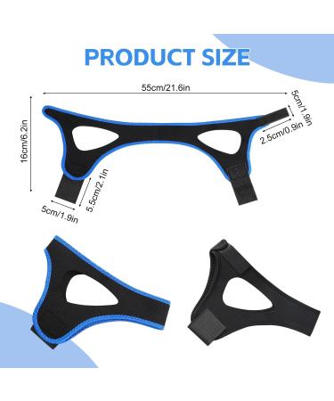 Airflow Jaw Strap Veralabs Veralabs Airflow Jaw Strap Air Flow Jaw Strap Adjustable Breathable Chin Strap Anti Snoring Chin Strap for Men and Women Sleeping - Buy Online on SooperMarket.com