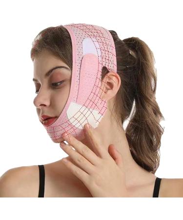 Virtcooy Face Slimming Strap Facial Slimming Strap Double Chin Reducer | Face Lifting Belt Chin Strap V Lines Lifting Belt Reusable Double Chin Reducer Eliminator For Women Men - Buy Online on SooperMarket.com