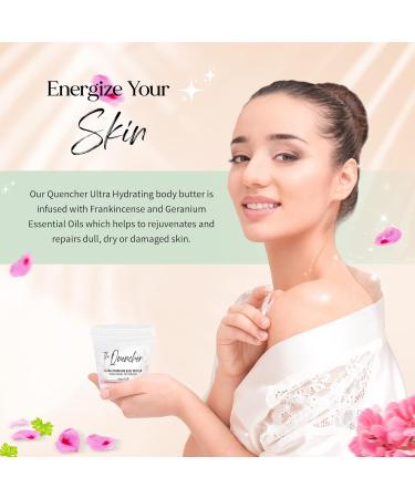 Quencher Ultra Hydrating Body Butter - Moisturizing Lotion for Dry Skin with Shea Butter & Essential Oils | International Shipping - Buy Online on SooperMarket.com