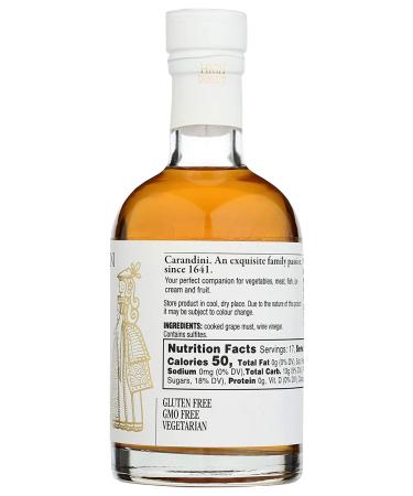 Carandini White Sweet Bianca Vinegar - 8.45 Fl Oz | Premium Italian Condiment - Buy Online on SooperMarket.com