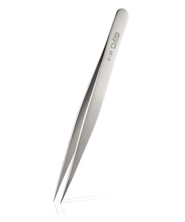 Rubis Tech precision tweezer 0 -SA - 120 mm - Ultraic Technical tweezers with precision tip straight point 0.1/0.2 mm anti -timing acid -resistant