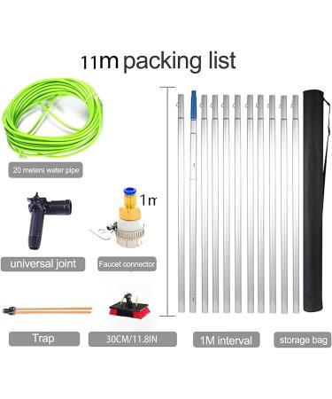 Window Cleaning Pole/Water Fed Telesbrush/Extendable Cleaner Conservatory Roof for Photovoltaic Panel Cleaningtrucks Windows 9M/10M Pole 35cm Brush Head 4M/13FT - Buy Online on SooperMarket.com