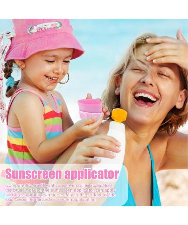 Wontool Sunblock Brush Precise Control Foundation Brush for Sunscreen with | Soft Fiber Bristles Portable Cosmetic Brushes for Buffing Stippling Blending Pink - Buy Online on SooperMarket.com