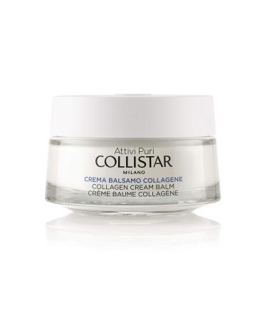 Collistar Active Pure Collagen Balm Cream Face Cream with Anti-Wrinkle and Firming Effect for All Skin Types Free from Silicone Alcohol and Dyes 50 ml