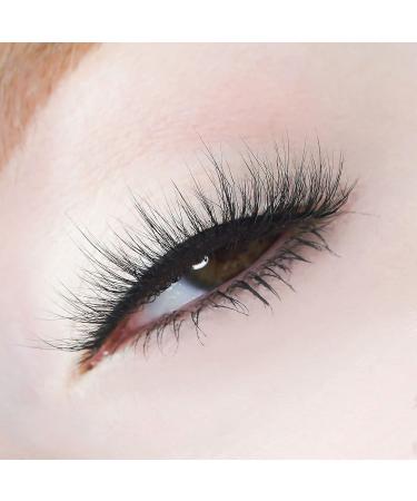KARA BEAUTY Style L6 Hellalashes 8D Faux Mink Lashes in Melrose - Playful Wispy-Flared | Lightweight Synthetic Fiber | 1 Pair - Buy Online on SooperMarket.com