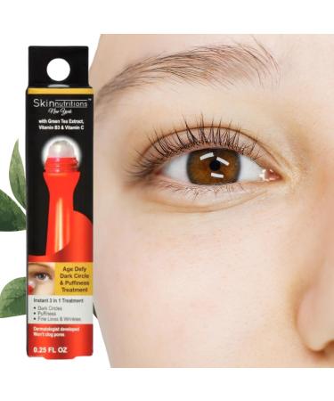 Age Defy Serum for Dark Circles Puffiness & Fine Lines | Peptides & Green Tea Extract - Shop Internationally - Buy Online on SooperMarket.com