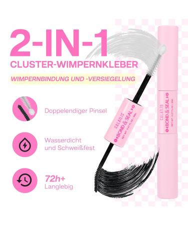 Calailis DIY Eyelash Extensions Set - 144 D Curl Individual Lashes with Adhesives Remover & Applicator | CDD03 Kit - Buy Online on SooperMarket.com