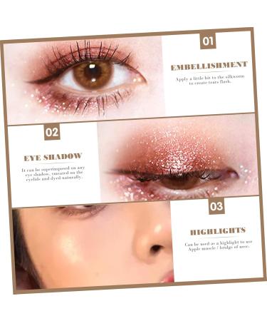 MUSISALY 2pcs Eyeshadow Make up Eye Makeup Liquid Eye Shadow Shampoo+shield Cosmetics Plastic - Buy Online on SooperMarket.com