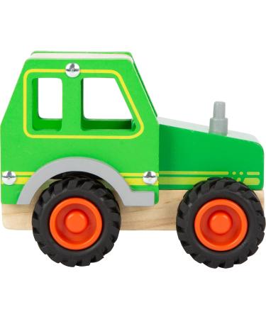 Small Foot Tractor - 100% FSC-Certified Wood Toy with Large Rubber Tires for Ages 18 Months & Up - Eco-Friendly Green Children's Ride-On - Buy Online on SooperMarket.com