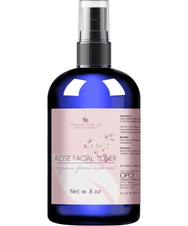 Buy OPO Rose Water Facial Toner Spray - 100% Natural Bulgarian Rosewater with Aloe & Tea Tree Hydrating & Rejuvenating Face Mist (8 oz) - No Alcohol International Shipping Available - Buy Online on SooperMarket.com