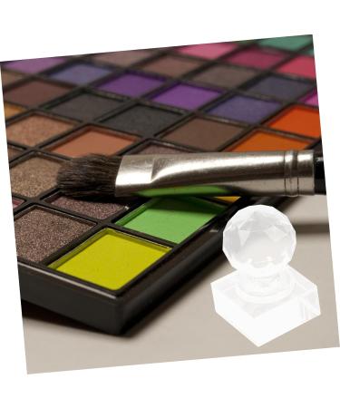 Baluue Eye Shadow Plate Pressed Powder Stamper Mini Eyeshadow Press Tool Eyeshadow Tool Transparent Acrylic 3.00X1.85X1.85CM Transparent - Buy Online on SooperMarket.com