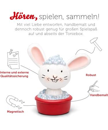 Buy Tonies Rabbit Hearing Figure for TonieBox | Engaging Stories & Music for Kids 3+ | 35 Min Playtime - Buy Online on SooperMarket.com
