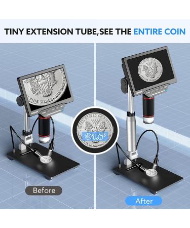 TOMLOV Digital Microscope Extension Tube ET02 - 6 inch Extender Pole for DM201 DM202 DM10 DM9 DM4 DM401 DM402 Elikliv LCD Microscope - Buy Online on SooperMarket.com
