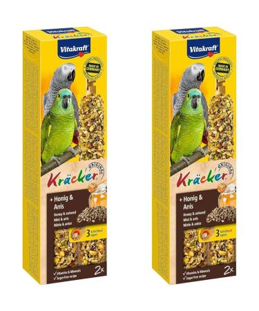 Vita power Kr cker with honey and anise nibbles for parrots without adding sugar (1x 2 pieces) (pack with 2) 1 piece (2 -pack)