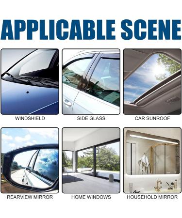 Car Glass Oil Film Cleaner Glass Oil Film Remover for Car Car Glass Oil Film Cleaner Safety and Long-Term Protection for Family Bathroom Windows with Sponge Towel (3 pcs) - Buy Online on SooperMarket.com