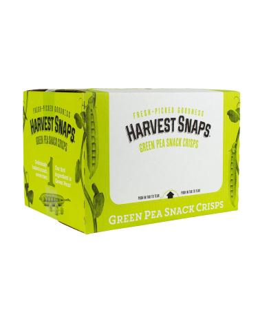 Harvest Snaps Green Pea Snack Crisps - Lightly Salted, Baked Veggie Snack with Plant Protein & Fiber - 3.3 oz Bag (Pack of 12) - Buy Online on SooperMarket.com