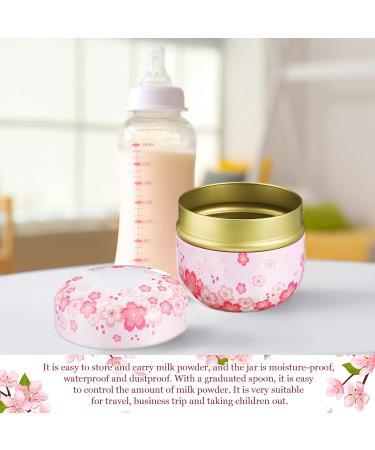 2-Piece Body Powder Puff & Container Set for Women & Babies - Soft Puffs with Spoon in Tea Case for Home & Travel - Buy Online on SooperMarket.com