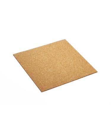LWR CRAFTS Adhesive Back Cork Sheet 6" x 6" Pack of 12