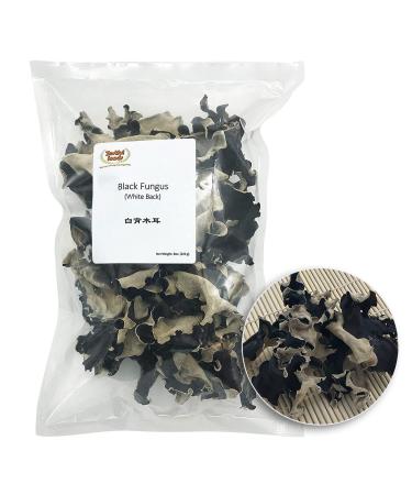 Zestful Foods Dried Black Fungus Wood Ear Mushrooms (White back Black Fungus) - 8 Oz Non-GMO Vegan and Gluten-Free - Perfect for Soups Stir-Fries and More