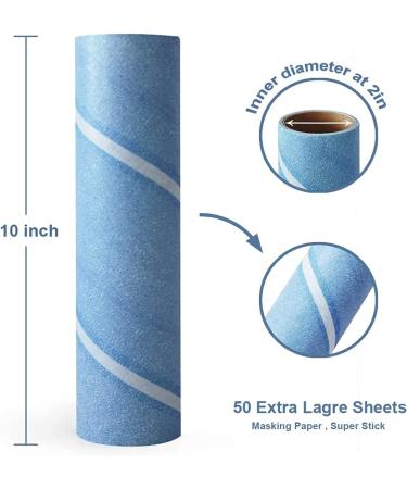 Leo Cleaning Lint Roller Refills - 6 Packs, 300 Sheets for Pet Hair Removal | Fits Most Large Rollers | Ideal for Dog and Cat Hair | Mega 10 in Wide Rollers - Buy Online on SooperMarket.com