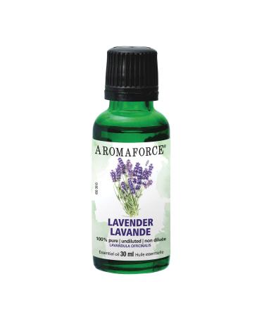 Aromaforce Lavender Essential Oils - 100% Pure Natural and Undiluted - Ideal Essential Oils for Diffusers Sweet Balsamic Flowery Herbaceous Sharp Fragrance - 30 mL
